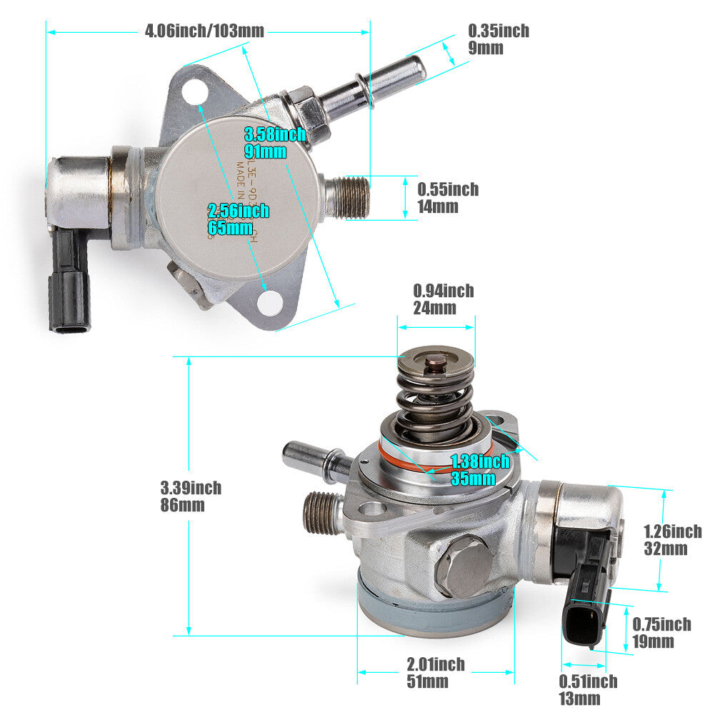 High-pressure fuel pump BL3E-9D376-CH 2011-2017, suitable for ford F-150 Expedition 3.5L.