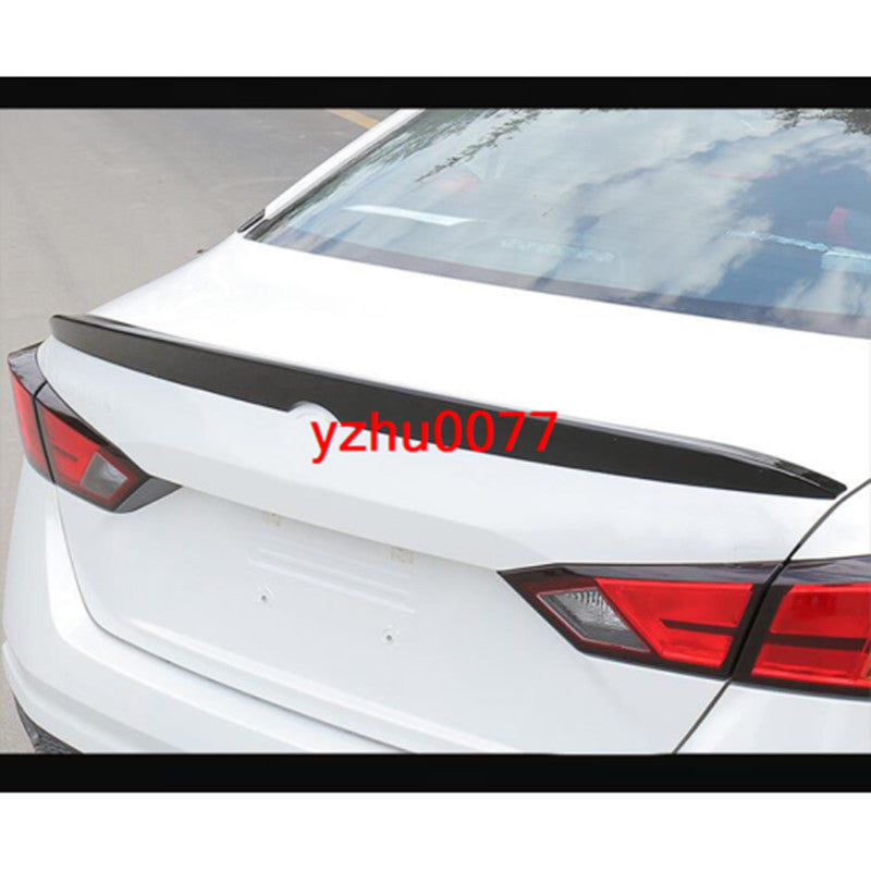 for Nissan Altima 2019-2022 Glossy Black Rear Tail Trunk Spoiler Wing Lip Trim