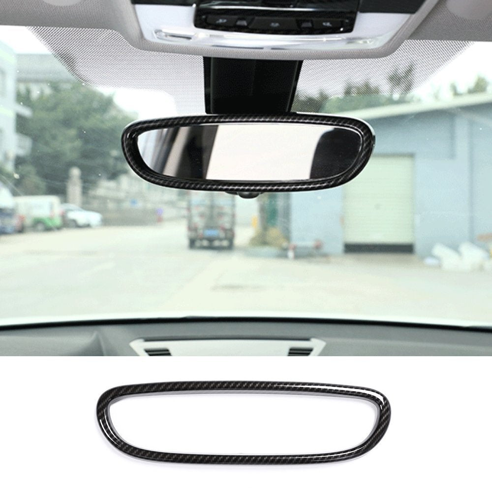 ABS Interior Rearview Mirror Cover Kit for BMW X1 F48 2016-21 1 2 Series 2015-19