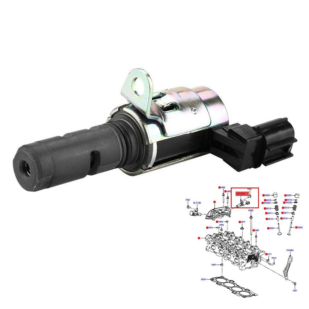 Variable timing control solenoid valve VVT 4M5G-6L713-BE, new, suitable for Ford Focus 1.6i.