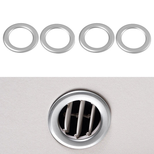 for Kia Carnival 2022-2023 Matte Silver Roof AC Air Outlet Vent Cover ring Trim