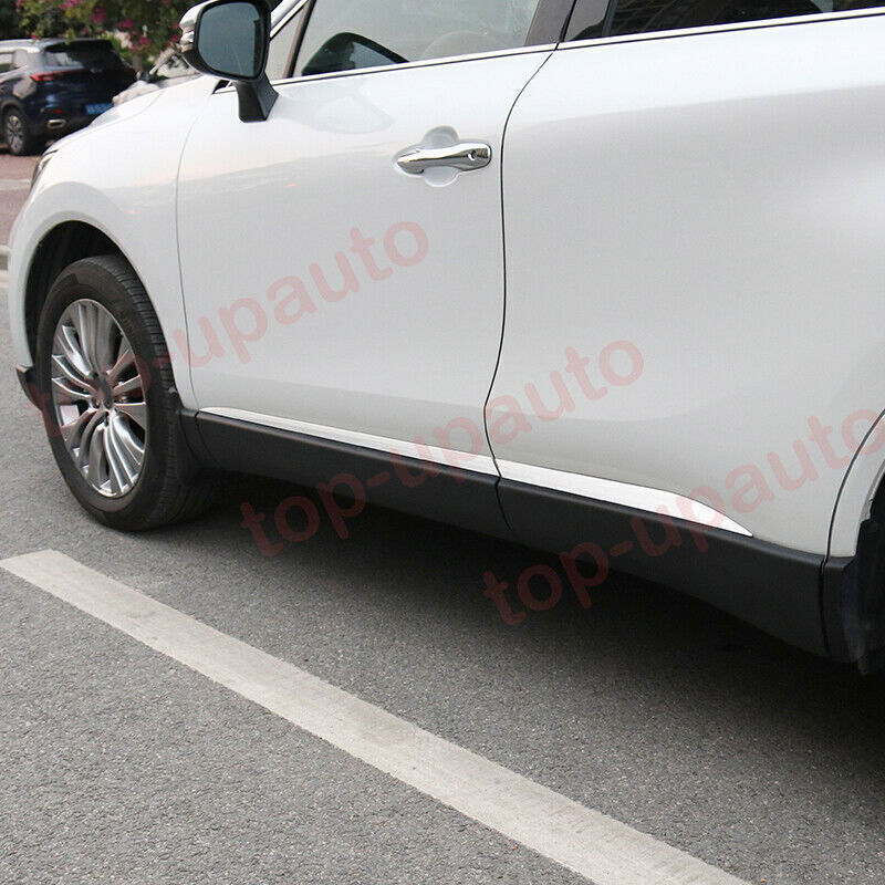 2021-2023 for Toyota Venza Chrome Door Guard Body Side Molding Cover Trim Steel
