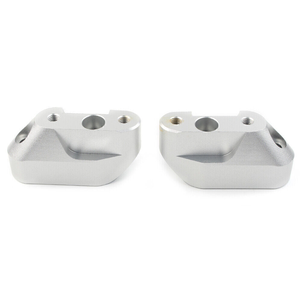 Motorcycle HandleBar Mounts Clamps Risers for BMW R1200RS 2015 -2018 Silver