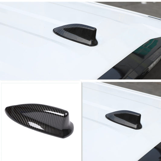 Carbon fiber shark fin antenna car signal cover trim for Toyota Tundra 2022 2023