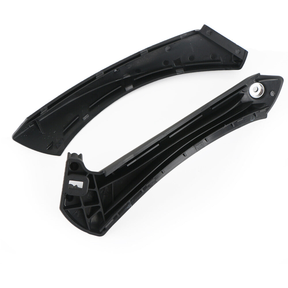 Suitable for BMW E90 328i, right-side black inner door + outer door panel handle pull tab cover.