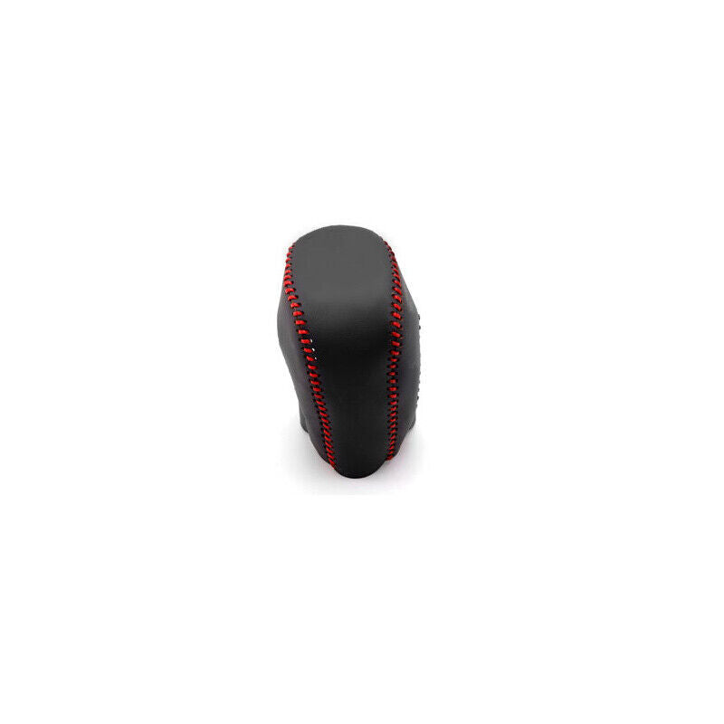 2021-2023 for Volkswagen Taos Black Leather Inner Gear Shift Knob Cap Cover Trim
