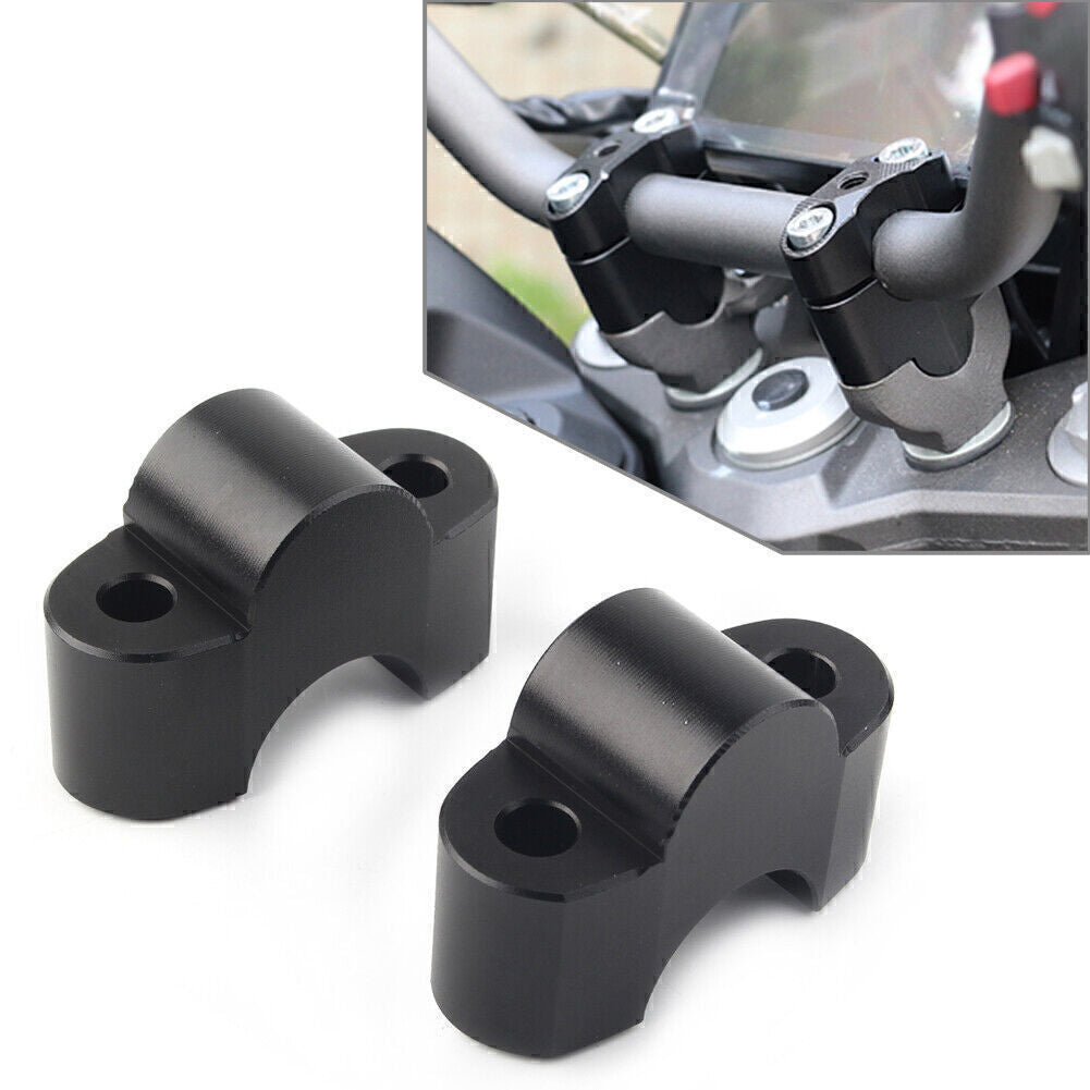 Handle Bar Riser Adapter Risers for KAWASAKI Z900RS Z900 RS 2018 - 2020 Blk