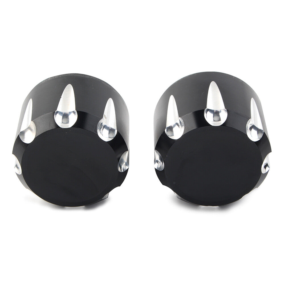 CNC Front Axle Cap Nut Covers for Harley Touring Road King Electra Glide