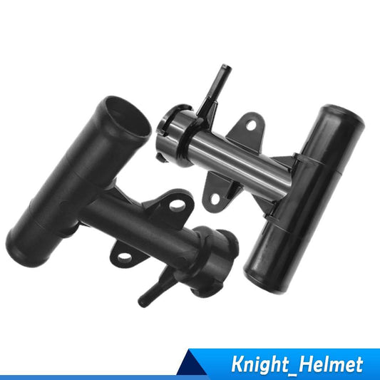 Fits For Versa March 1.6L 2012-2019 2x Upper Lower Coolant Neck Filler Black