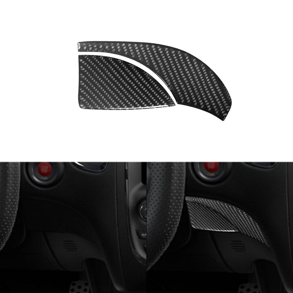 Carbon Fiber Right Side Of Steering Wheel Cover Trim for Dodge Durango 2014-2020