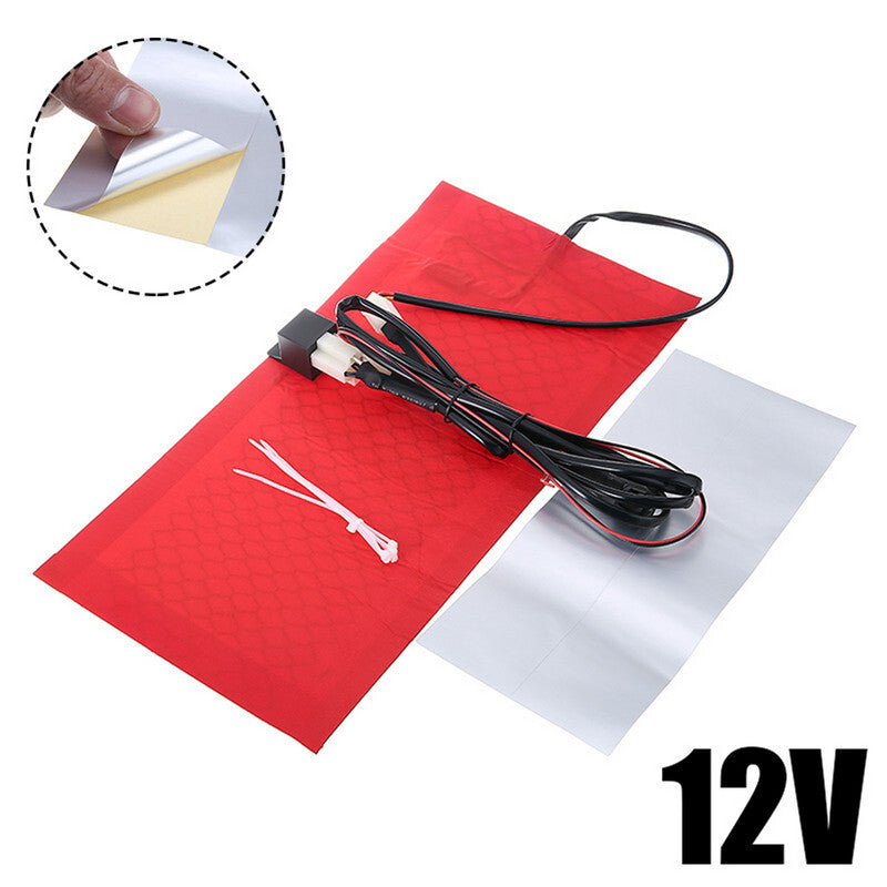 12V Universal Waterproof Carbon Fiber for Seat Heater Pad for Motorcycle Heating Mat