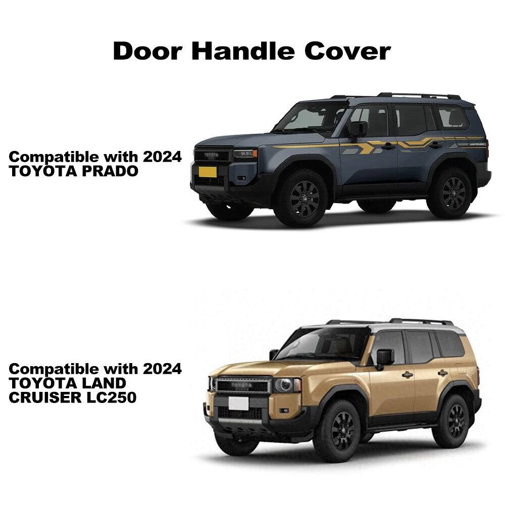 Car Door Cover Protector for Toyota 2024 for Land Cruiser LC250/Prado Carbon Fiber