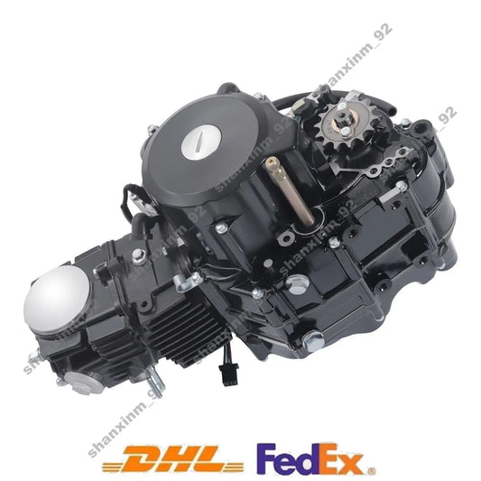 110cc Semi Auto Engine Motor 4-Speed Elec Start Engine For pit Dirt Bike 428-14t