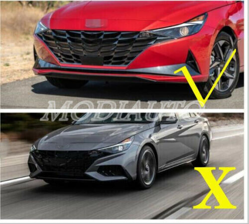 Carbon Fiber Front Bumper Fog Light Lamp Cover Trim for Hyundai Elantra2021-2023