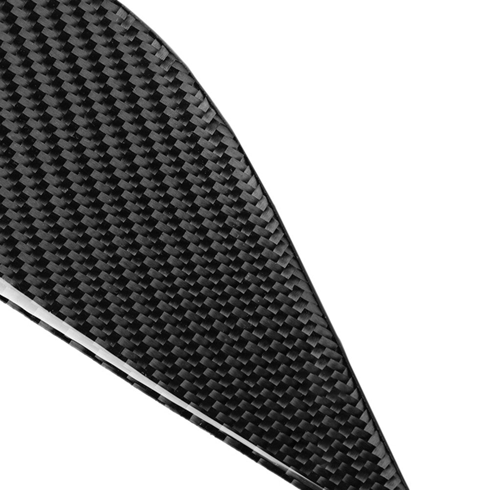 Carbon Fiber Headlight Eyebrow Cover Trim for Toyota for Land Cruiser Prado 2014-17