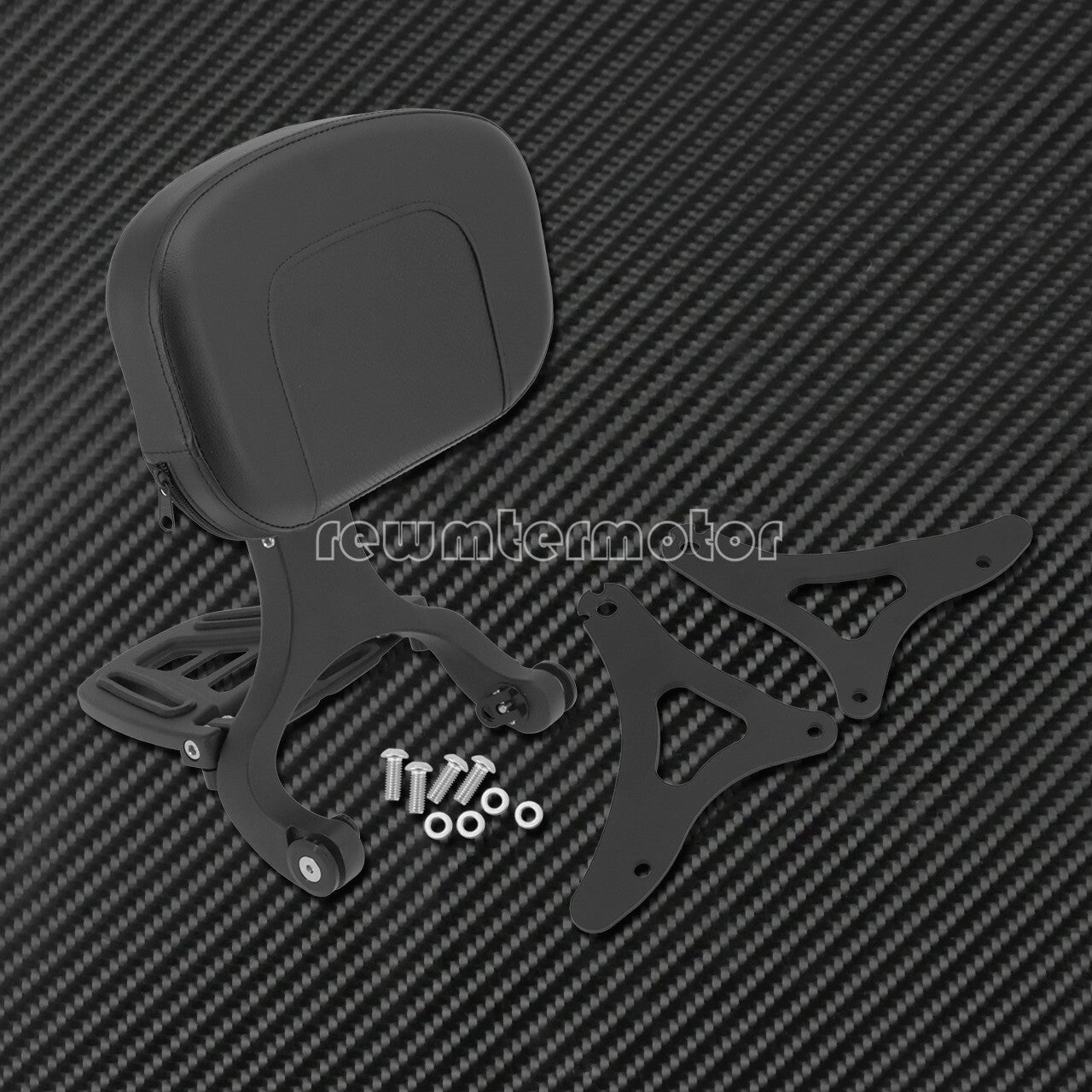 Adjustable Driver  Passenger Backrest Mounting Kit Fit for Harley Touring 14-20