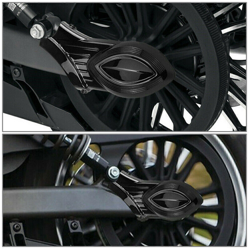 For Indian Scout Models 2015-2016 Black Rear Swingarm Axle Bolt Covers