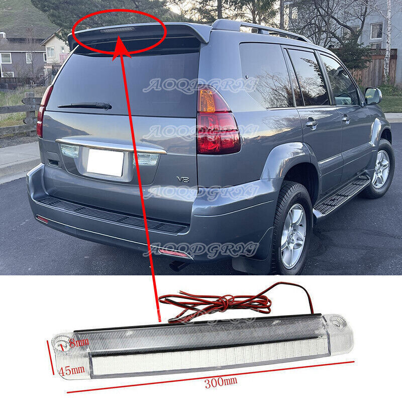 for Lexus GX470 2003-2009 LED Car Rear Foof Spoiler Tail Lip Brake Light Lamp