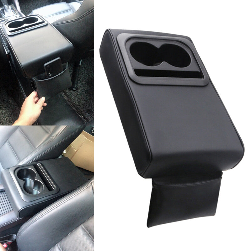Durable American-made car center console box, armrest cushion, elbow rest, and cup holder.