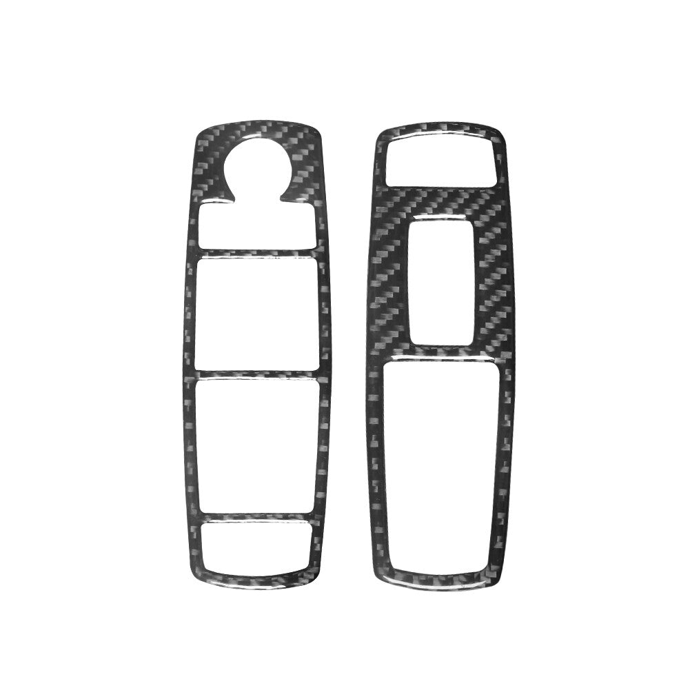 Carbon Fiber Front Window Lift Control Trim for Dodge for Ram 1500 2013-2015 Type A