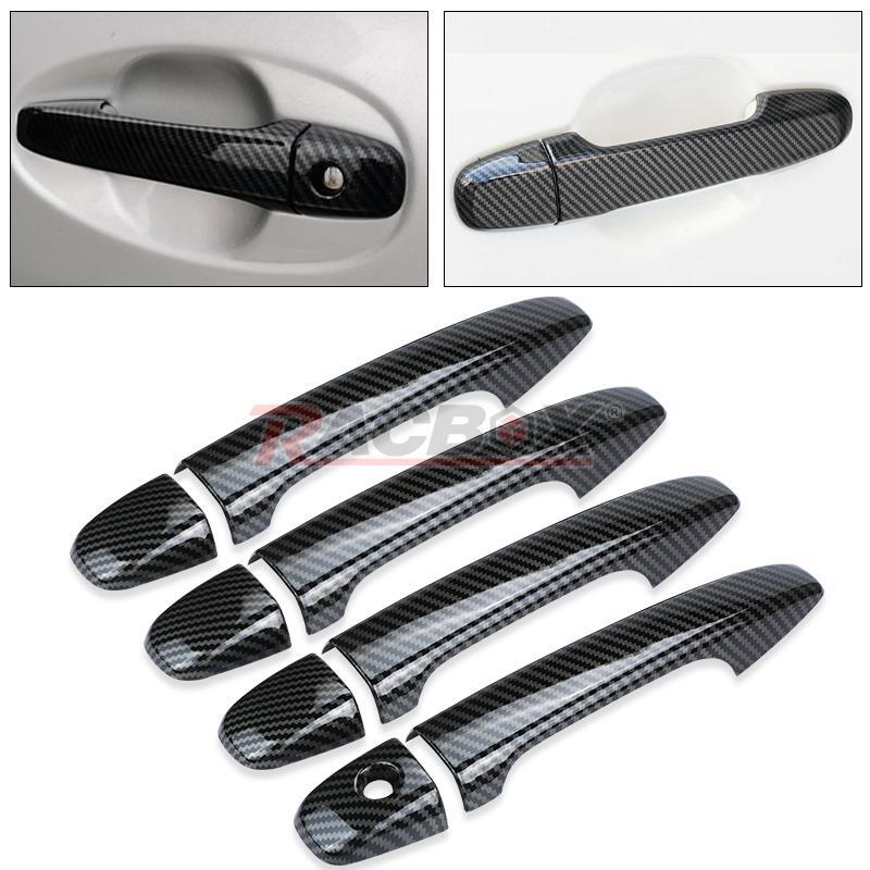 Carbon Fiber Exterior Car Door Handle Cover Fit for Subaru WRX STi 2015-2021