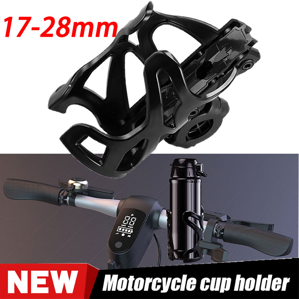 Handlebar Cup Adjustable Holder Mount Drink Water Bottle For Motorcycle ATV Bike