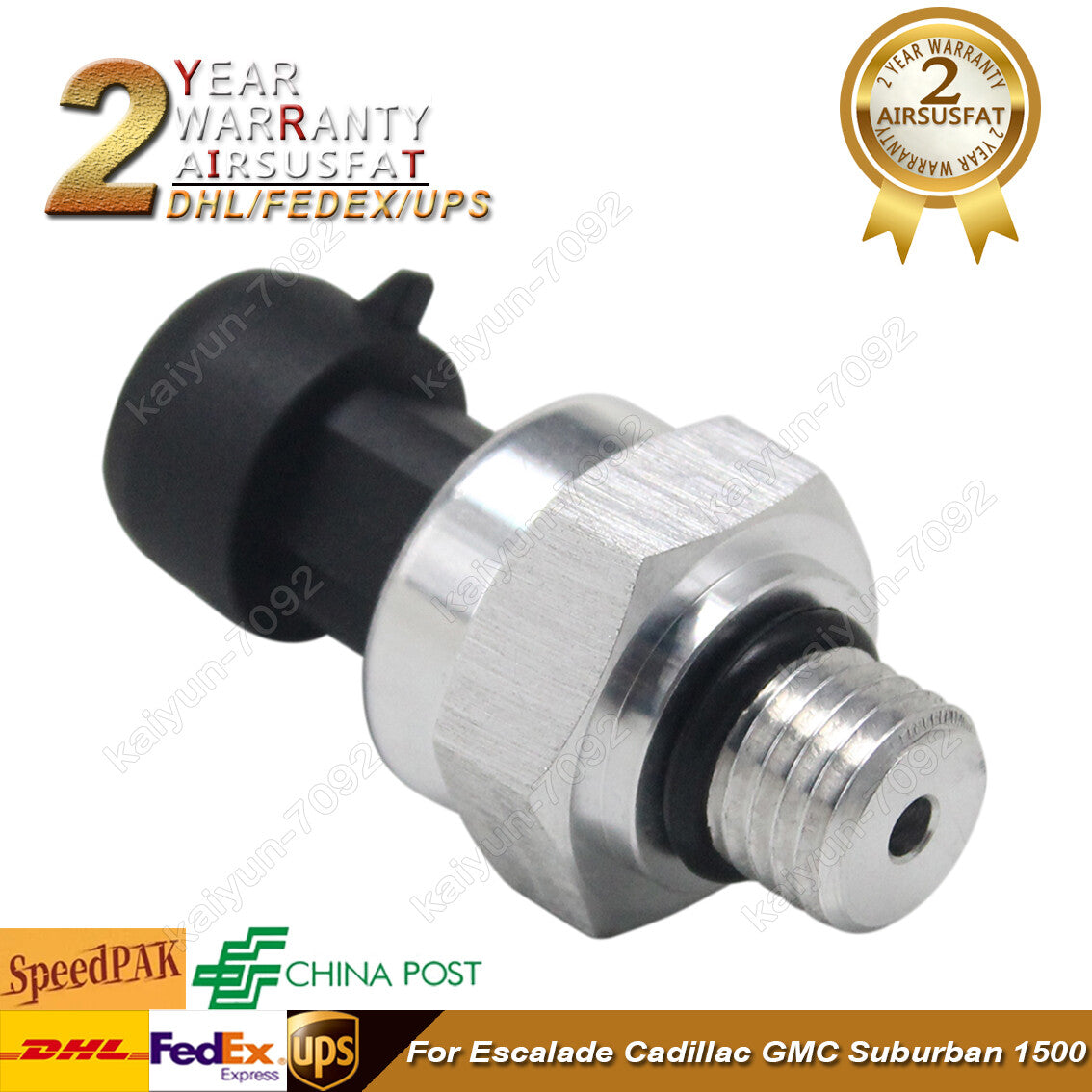 Air Compressor Pump Kit Pressure Sensor for Escalade for Cadillac for GMC Suburban 1500