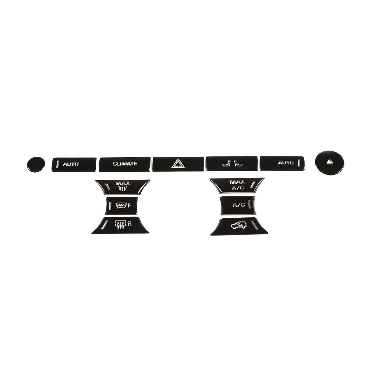 ABS carbon fiber center gear shift cover trim for Toyota FJ Cruiser 07-21