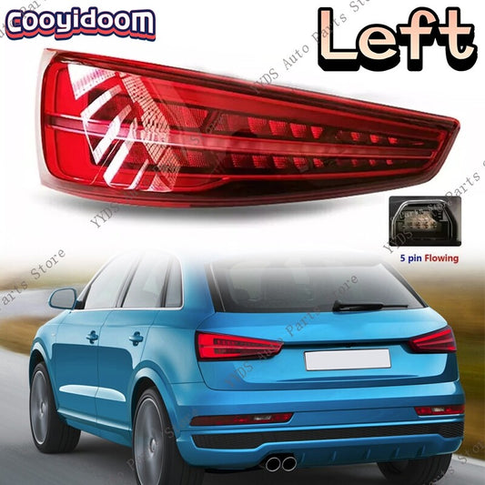 1Pcs LH LED Rear Brake Lamp Dynamic Steering Tail Light for Audi Q3 2016-2019