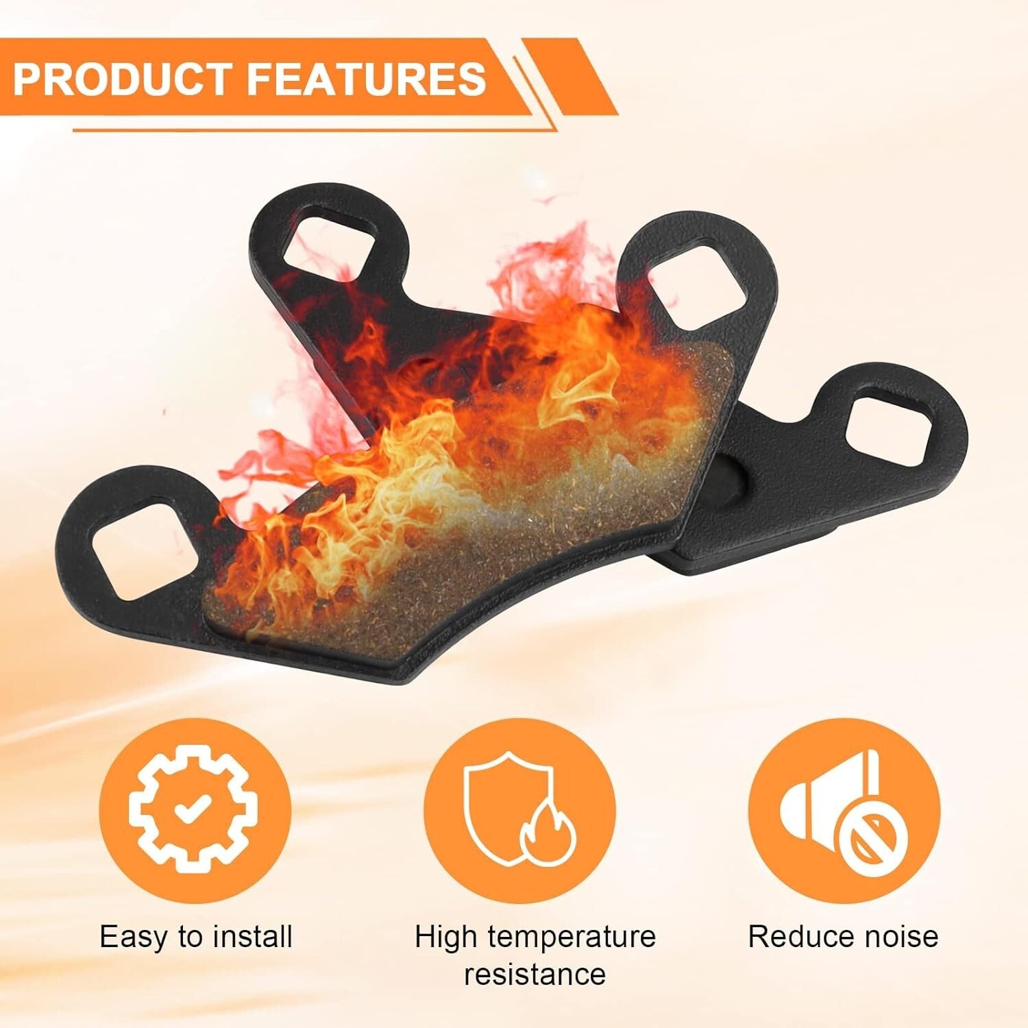 Brake Pad for Scrambler500 Twin 700 EFI MV Twin 800 Xpedition 325 4X4 Trail Boss