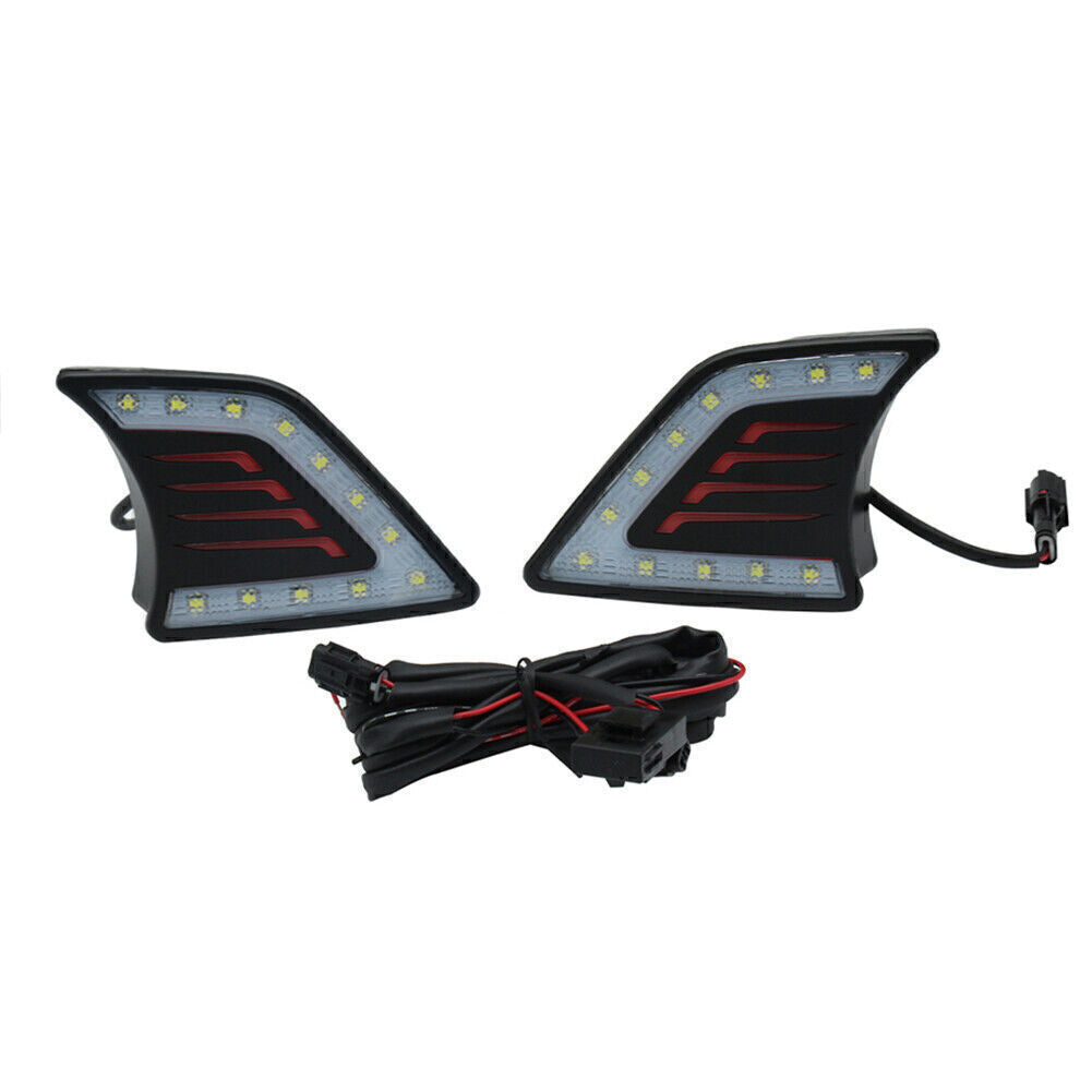 2x LED Daytime Running Lights DRL Lamp Indicator Fit for Toyota Hilux Vigo 2011-2014