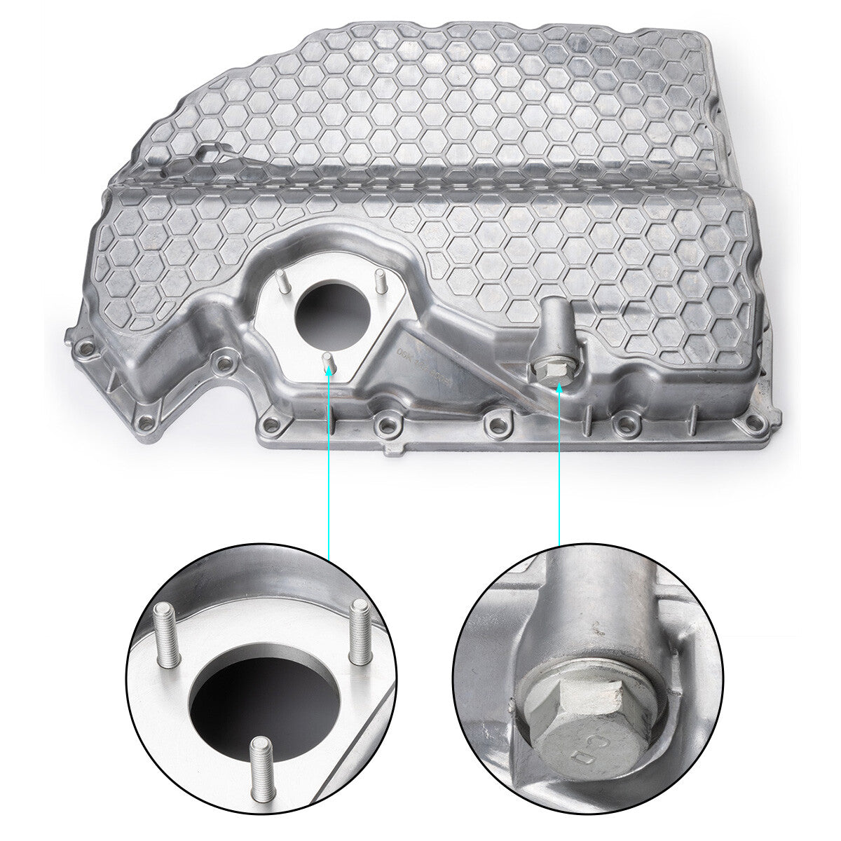 1Pcs Lower Engine Oil Pan Aluminium 06K103600R for VW GTI for Golf for Tiguan for AUDI A3 TT