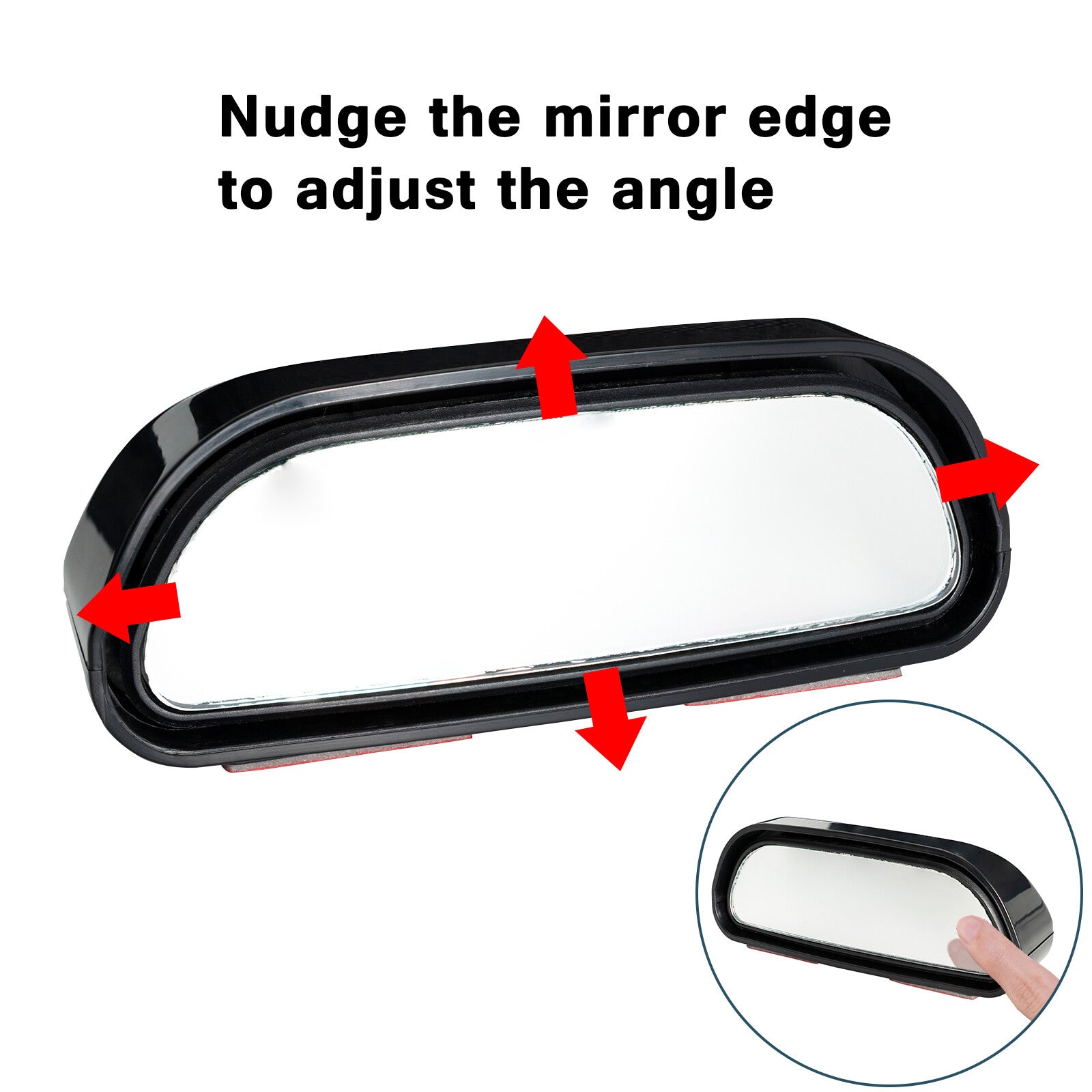 DE car car additional wide angle mirror blind spot mirror car mirror rear-view mirror