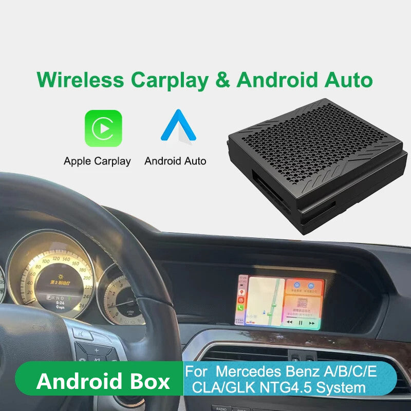 Car Android Wireless CarPlay Mirror Link Box for Mercedes-Benz C/GLA/M-Class NTG