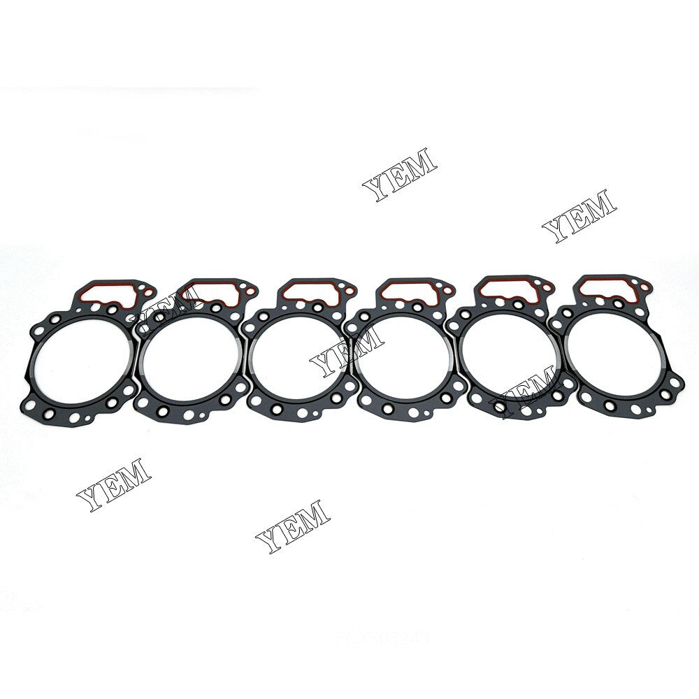 6D125 Head Gasket 6150-17-1813 Fit For Komatsu Engine For Komatsu Head Gasket