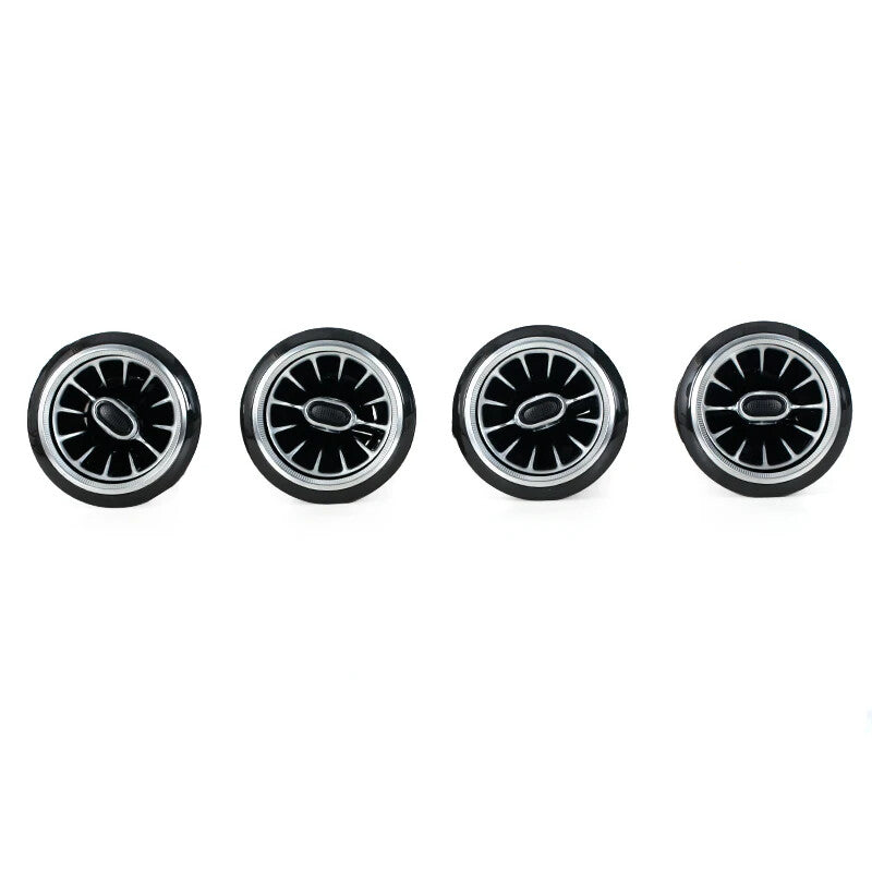 4pcs AC Air Condition Vent Outlet Turbo Trim for Benz W164 ML GL Class 2006-2011