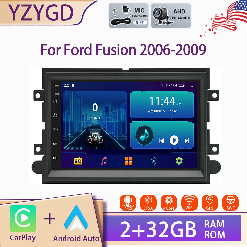 Android Auto Carplay Car Stereo Radio GPS Navi Screen for Ford Fusion 2006-2009