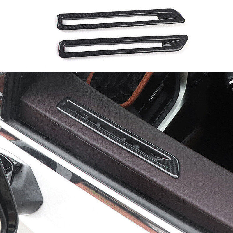 for Lexus ES250 300h 2019-2022 Carbon Fiber Door LR Air Outlet Vent Cover Trim