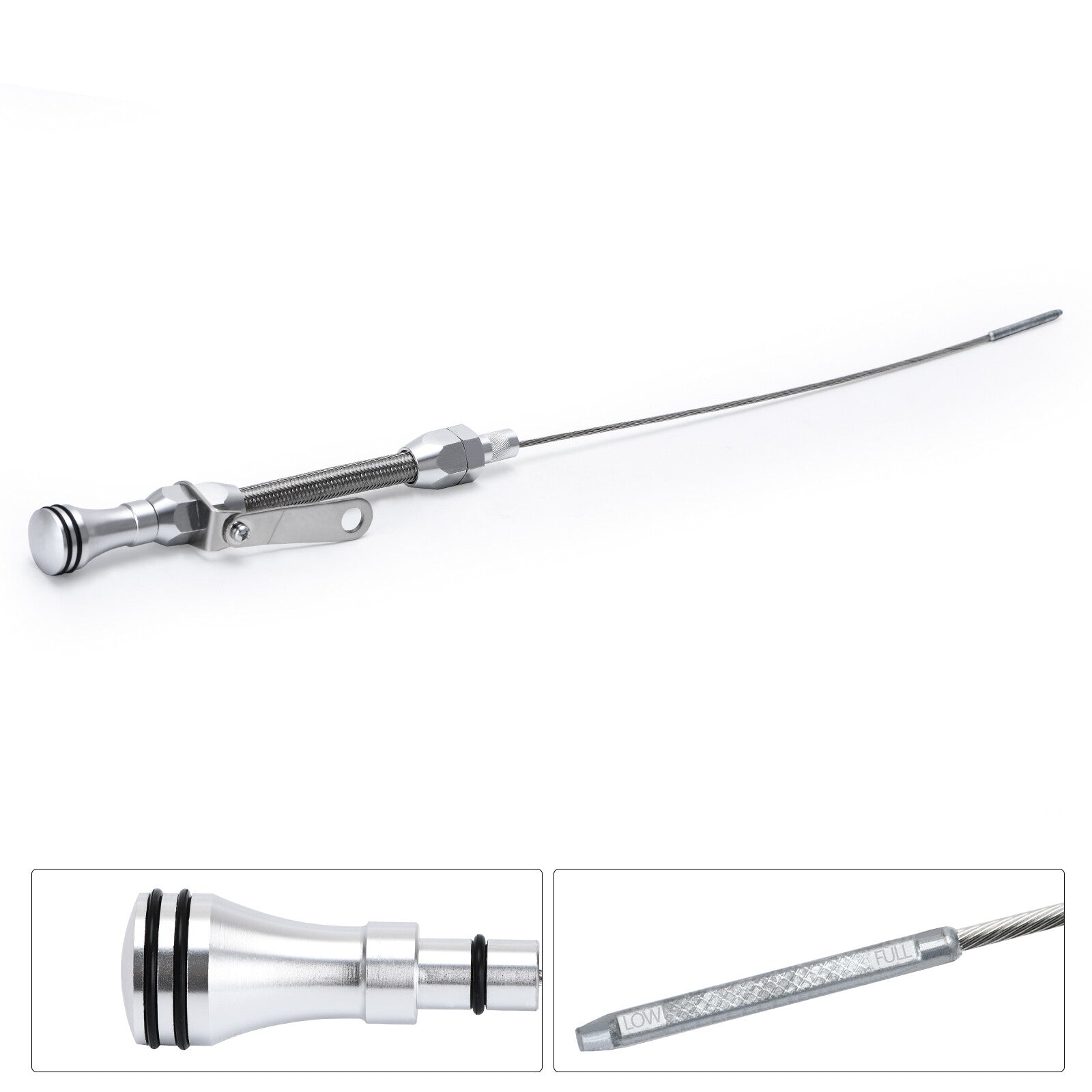 for Chevrolet SBC for Chevy 265 283 327 350 Driver Side Flexible Engine Oil Dipstick