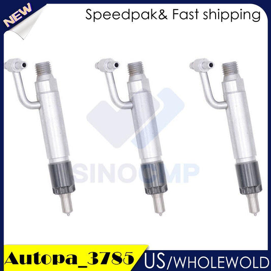 3x Fuel Injector 729503-53100 For Yanmar Komatsu Engine 3TNE84 3D84E 3D84 3TNE88