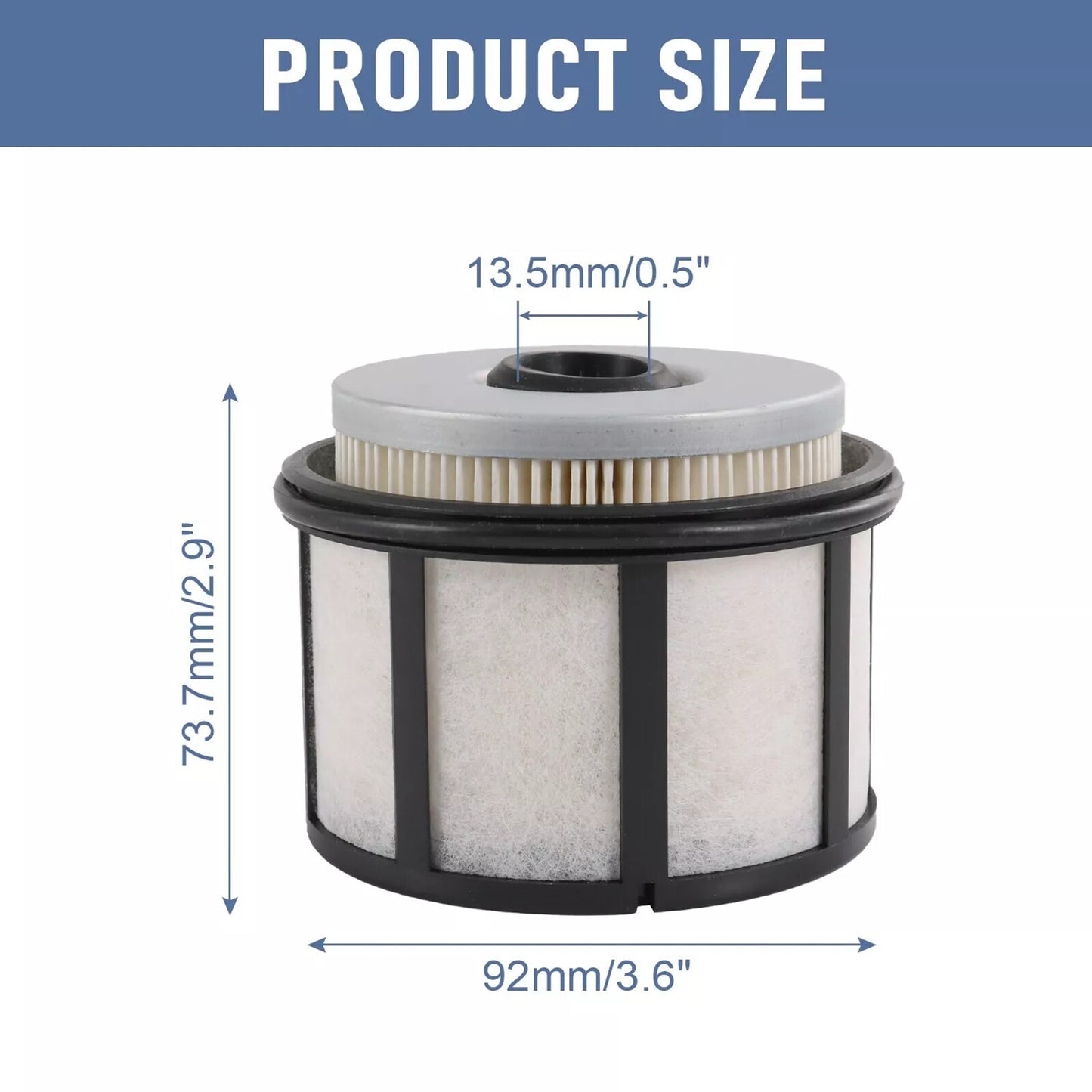 3Pcs 7.3L Diesel Fuel Filter for Ford F250 F350 F450 F550 SUPER DUTY 1999-2003