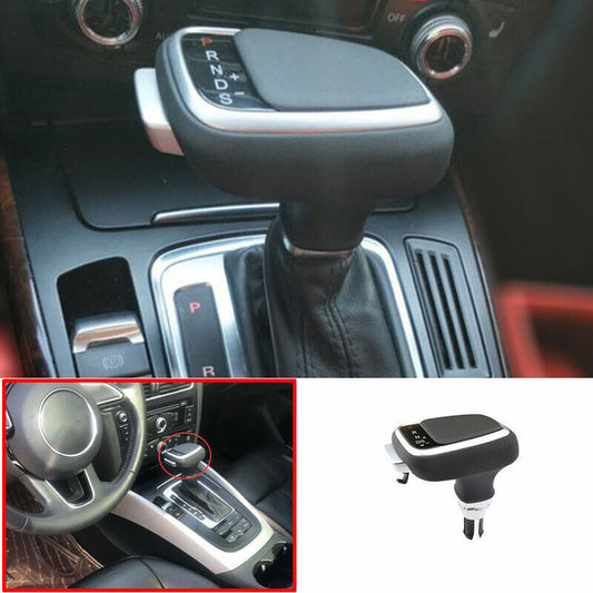 for Audi A4 A5 A7 Q5 S6 2009-16 Black Gear Shift Knob Shifter Lever Trim Replace