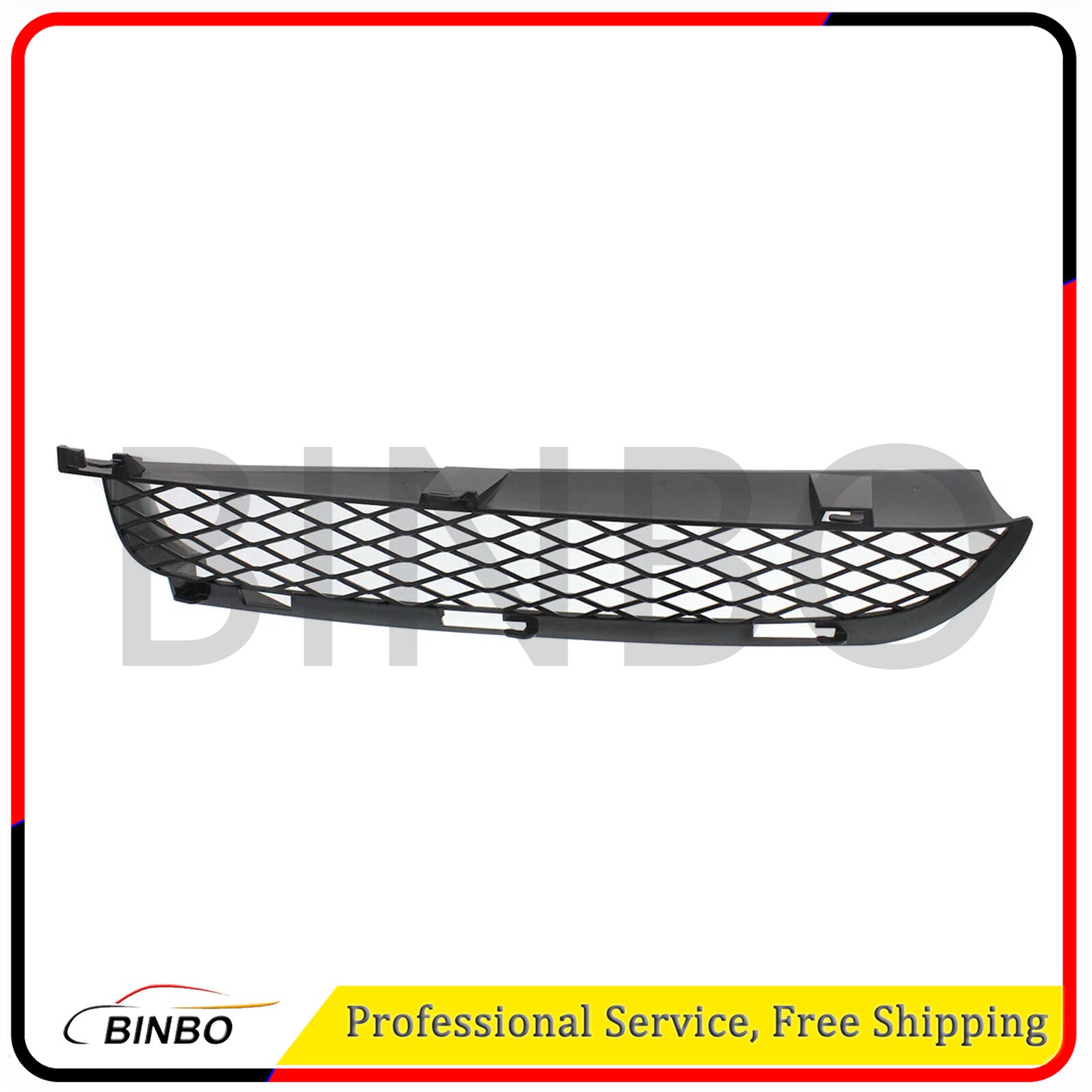 NEW Bumper Grille For 2004-2006 for BMW for X5 Passenger Side Black Plastic