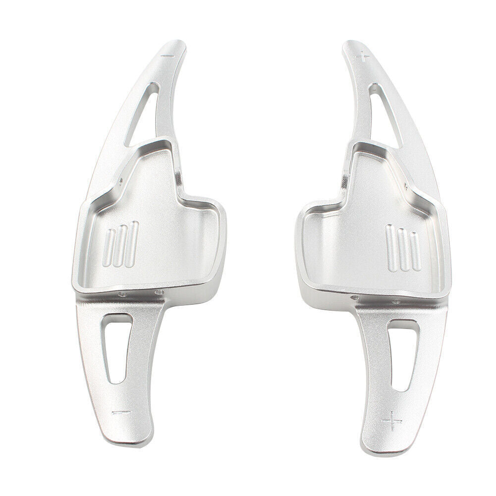 for Ford Focus 15-17 Escape 17-19 Silver 2x Car Shift Paddle Shifter Extension
