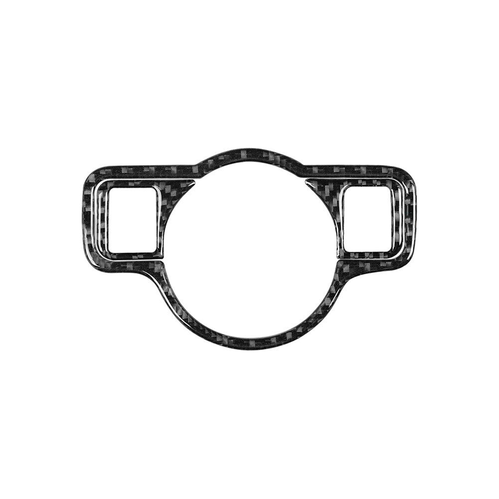 for Mercedes-Benz A B C E G CLA GLA GLK Carbon Fiber Headlight Button Trim D