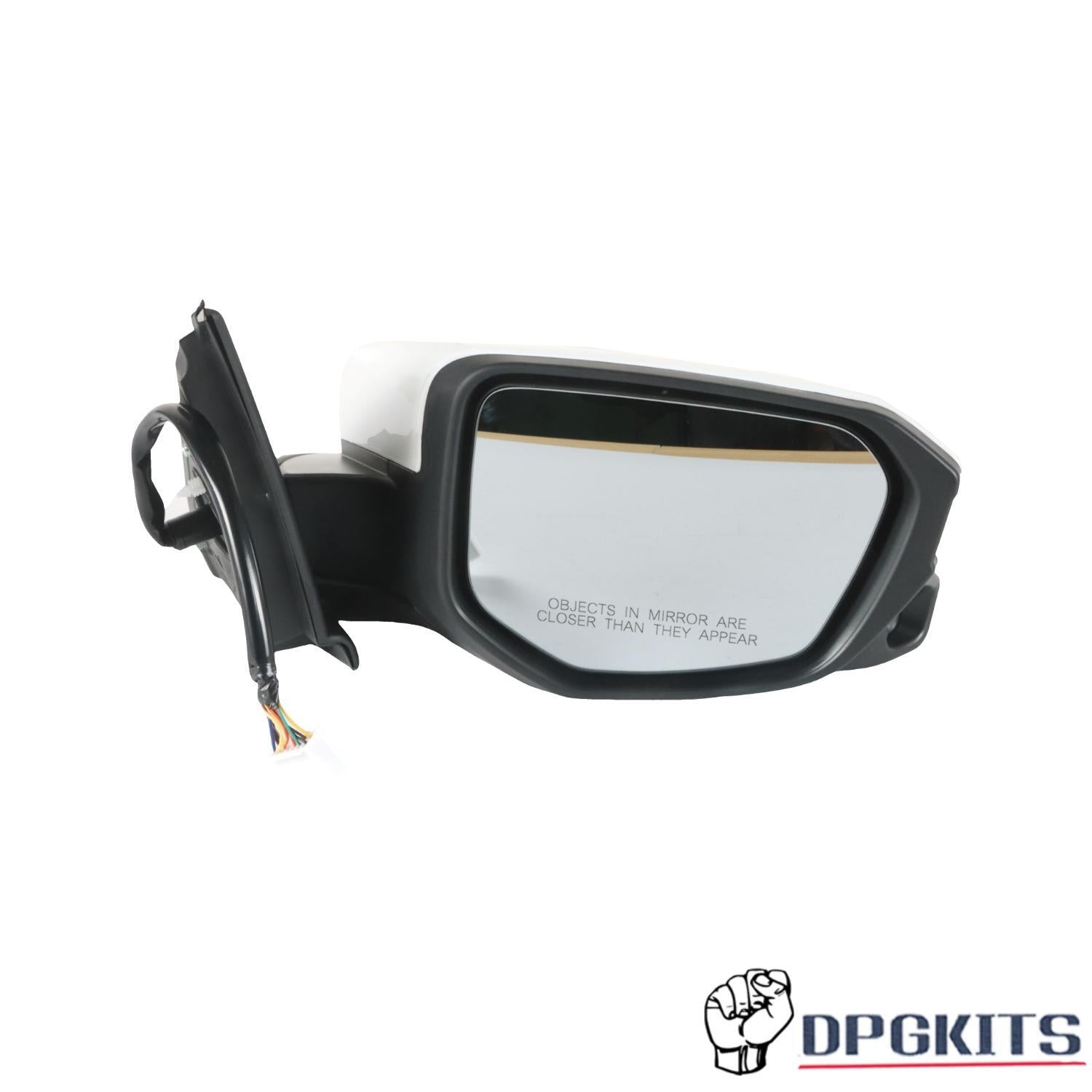 For 16-2021 for Honda for Civic White Right Side Mirror Power Heated W/ Camera HO1327107