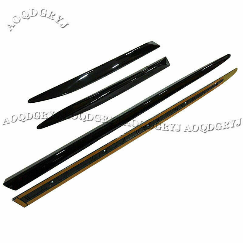 for LEXUS LX570 2016-2021 Bright Black Side Door Body Anti-collision Cover Trim