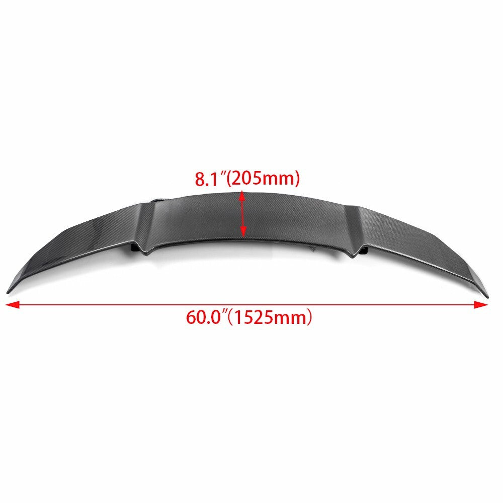 For 17-24 for Tesla Model 3 Electric Automatic Lift Tail Spoiler Wing Carbon Fiber