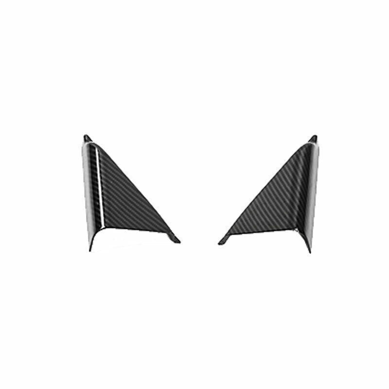 A Post Front Triangle Cover Trim 2 for Nissan Armada Y62 2017-2020 Carbon Fiber