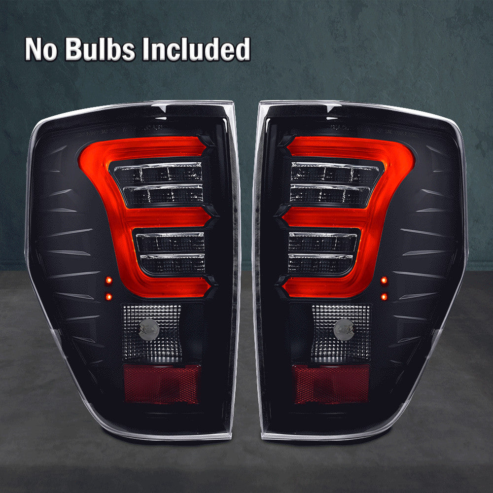 Suitable for 2009-2014 for Ford F150 pickup LED tube smoked taillight and brake light kit